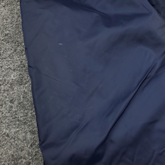 Vintage 90s Y2K Nike Nylon Track Pants Mens Medium Baggy Lined Ankle Zip Warm Up - Picture 11 of 12